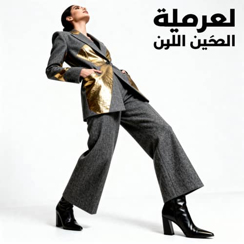 Contemporary Fashion Design with Arabic Flair