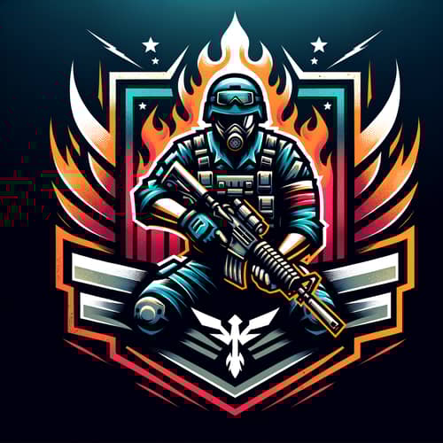 Noyon Mahmud Army Logo: Dynamic Military-Inspired Design