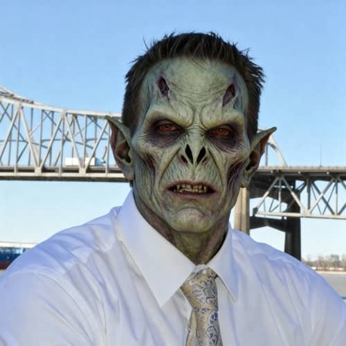 Jeepers Creepers Truck Driver Face Image Jeepers Creepers Truck Driver Face Image