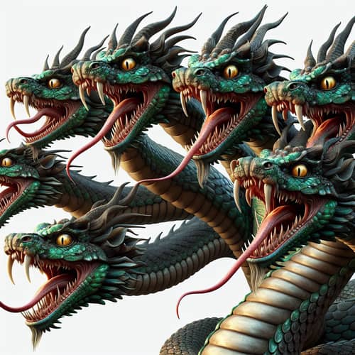 Discover the 7-Headed Mythical Serpent