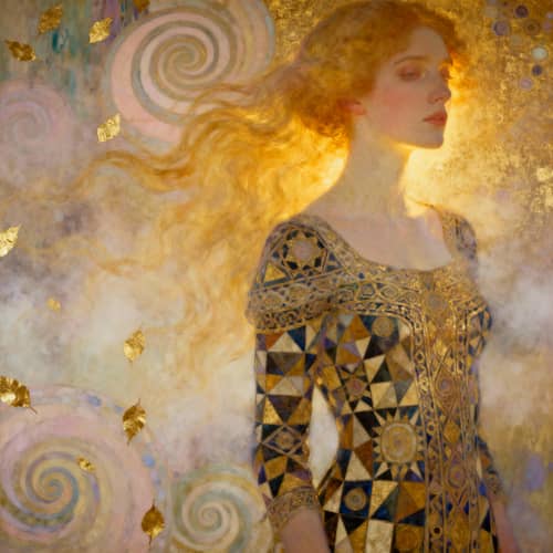 Klimt Style Portraits with Soft Light Effects