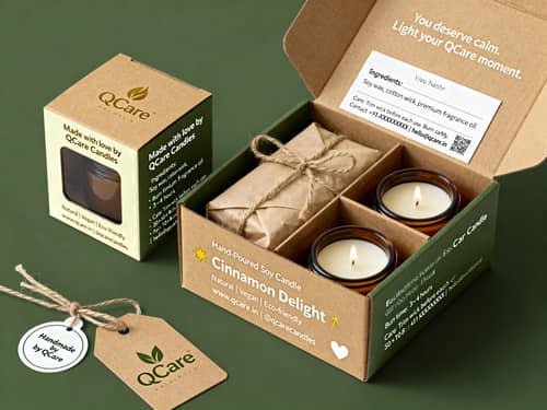Eco-Friendly QCare Candle Box Design Ideas Eco-Friendly QCare Candle Box Design Ideas