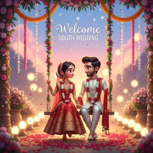 Charming Indian Wedding Welcome Board Designs
