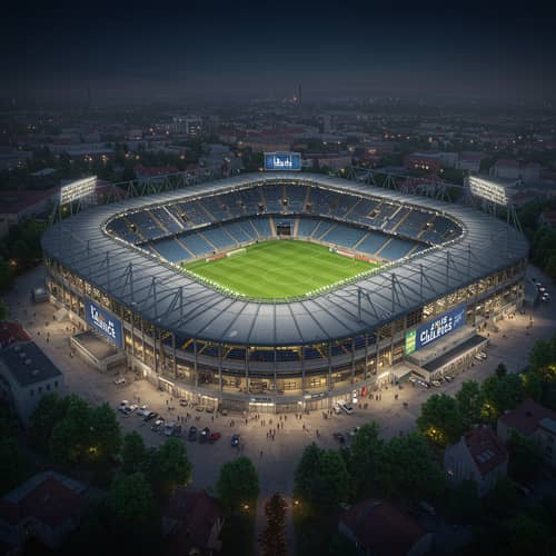 Lokomotive Leipzig Stadium Design - 25,000 Capacity