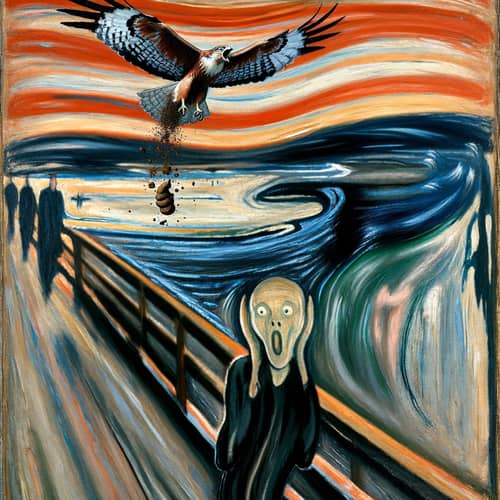 Intense Emotion of Desperation: Expressionist Scene