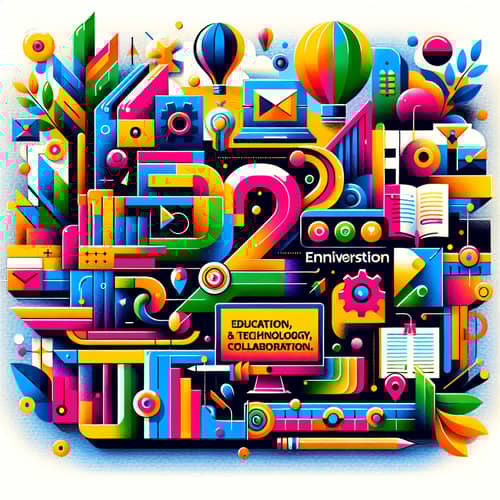 Celebrate 20 Years of Twinning: A Vibrant Digital Art