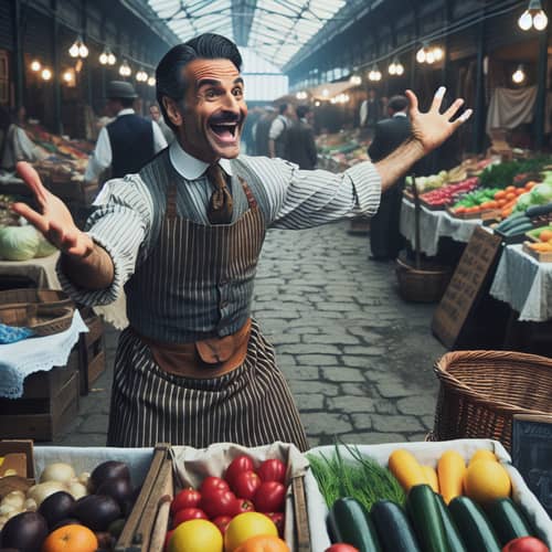 Marktschreier Marvin: The Energetic Market Seller