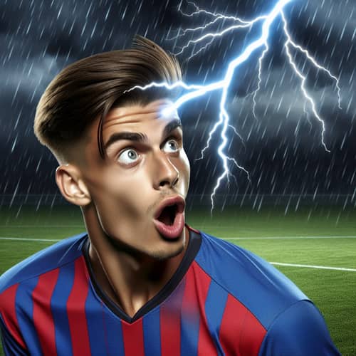 Talented Football Player Struck by Lightning | Dribbling Skills & Speed