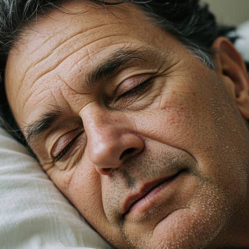 Sleepy Uncle Portrait in 16 Bit