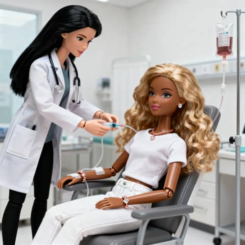 Stunning Lifelike Dolls in Medical Setting Stunning Lifelike Dolls in Medical Setting