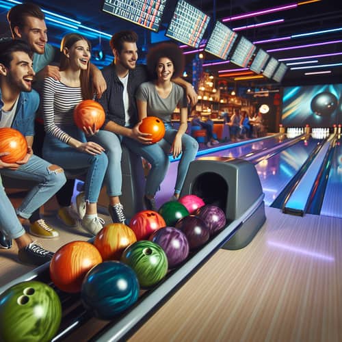 Exciting Bowling Match at Vibrant Alley