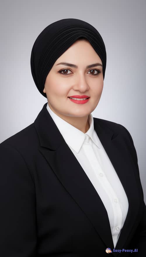 Elegant Professional Hijab Portrait for Women