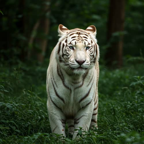 Majestic White Tiger | Nature's Beauty