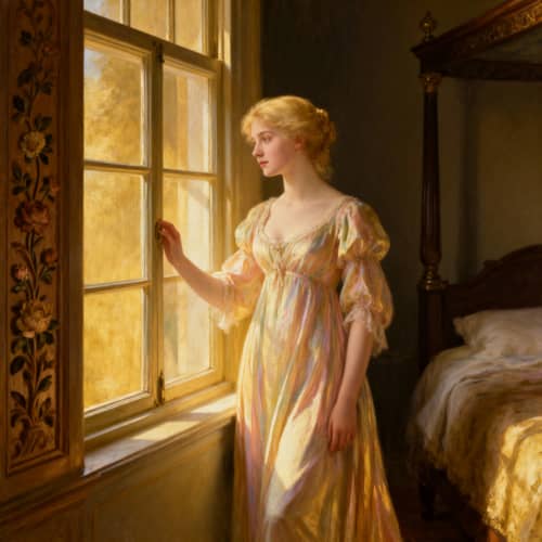 Elegant 18th Century Lady Portrait Elegant 18th Century Lady Portrait