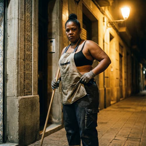 Cinematic Portrait of a Cuban Woman in Barcelona Cinematic Portrait of a Cuban Woman in Barcelona