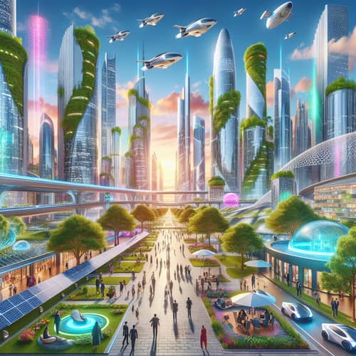 Future World: Technology and Nature Harmony | Urban Jungle