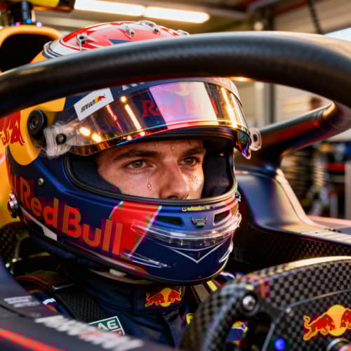 Ultra Realistic F1 Red Bull Driver Face Upload
