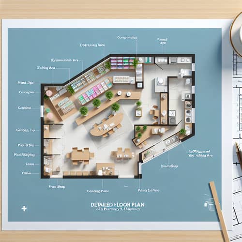 Pharmacy Floor Plan: Dispensing, Compounding, Waiting Area & More