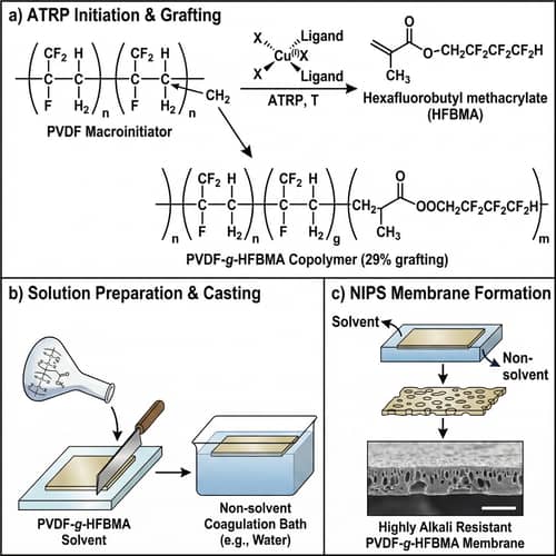 High-Quality PVDF Membranes and Grafting Techniques