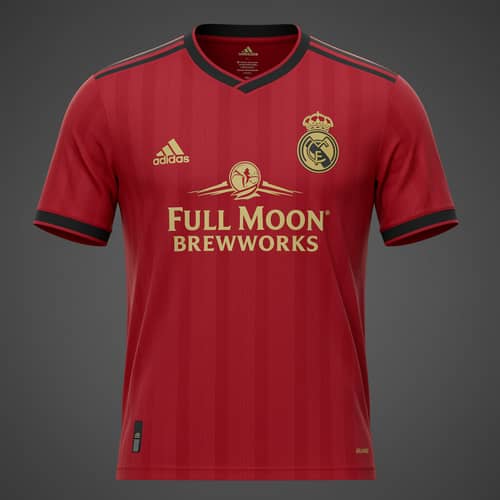 Custom Red and Black Football Jersey Design