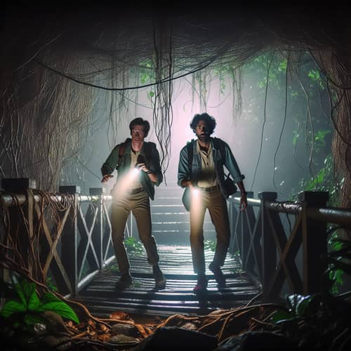 Exploring the Mysterious Cave Together - Tim and Rocky's Adventure