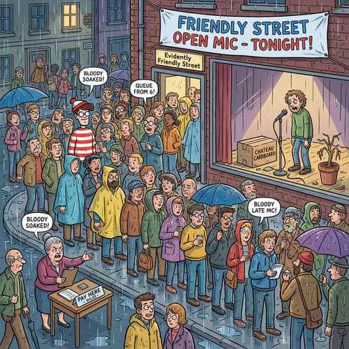 Find Wally in Evidently Friendly Street Find Wally in Evidently Friendly Street