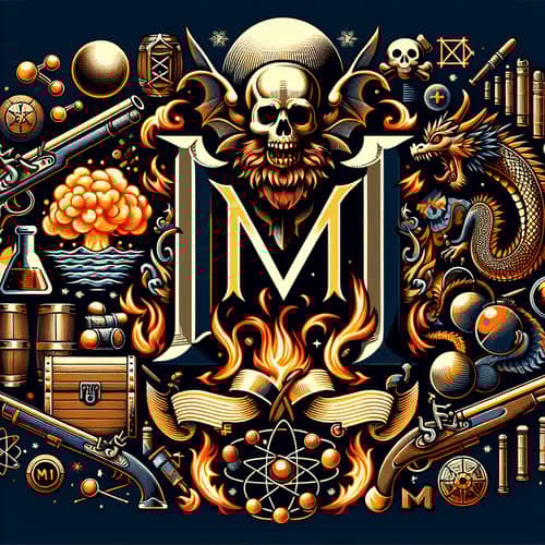MF Logo Design: Pirates, Dragons & Science Fusion