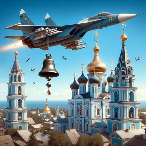 Russian Military Missile and Ukrainian Churches Encounter