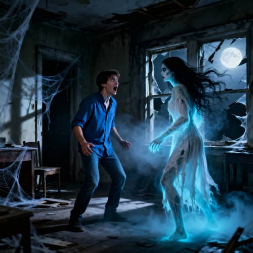 Terrifying Ghost Encounter in Abandoned House