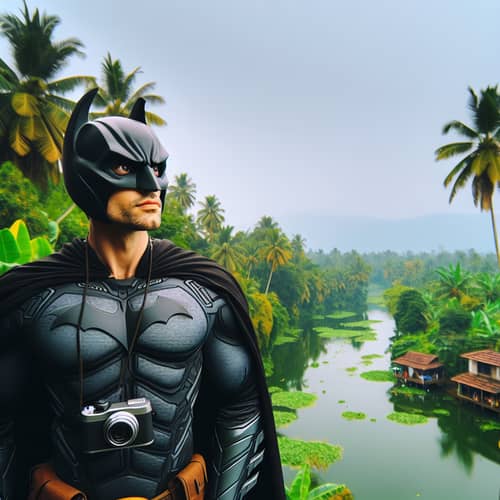 Caped Crusader in Kerala: Guardian of Tropical Landscapes