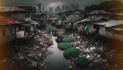 Polluted River in the Philippines: Urban Struggles