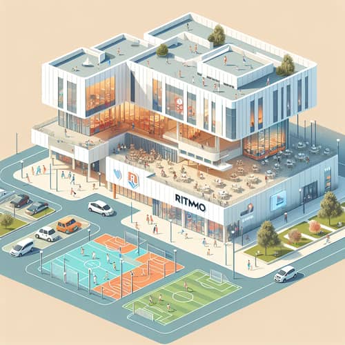 Modern and Minimalistic Building with Diverse Amenities | Ritmo
