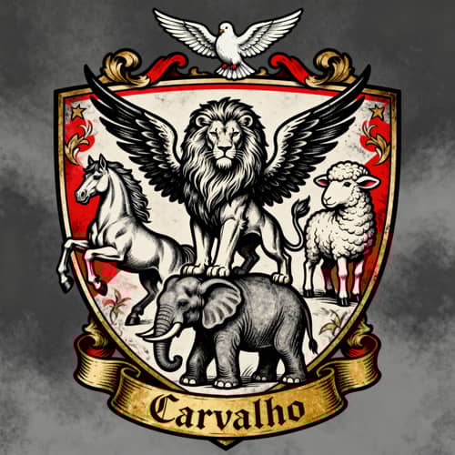 Carvalho Family Crest Tattoo Design Carvalho Family Crest Tattoo Design