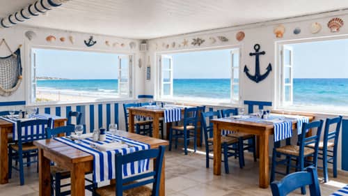 Stunning Coastal Restaurant Interior Design Stunning Coastal Restaurant Interior Design