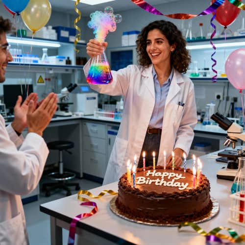 Birthday Celebration for a Female Scientist Birthday Celebration for a Female Scientist