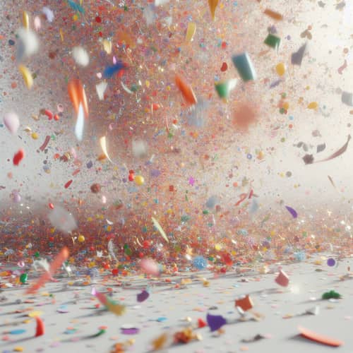 Colorful Confetti Festivity | Joyful Celebration Scene