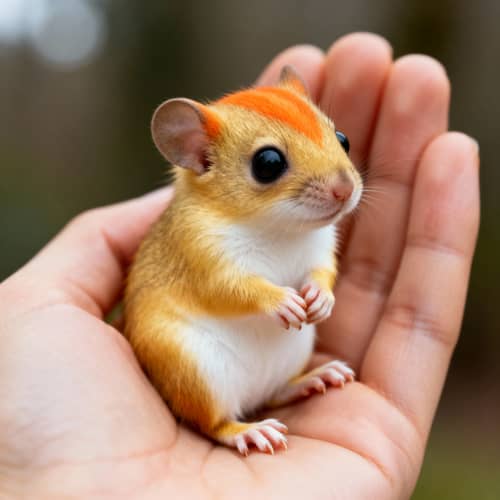 Adorable Baby Animal in Hands - Wildlife Photography Adorable Baby Animal in Hands - Wildlife Photography
