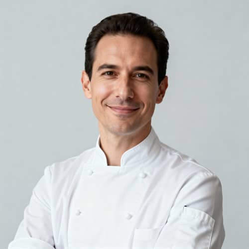 Expert Chef Portrait in Chef Whites