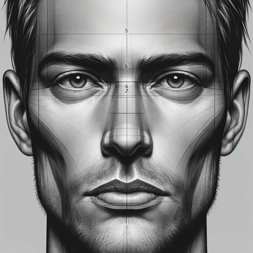 Captivating Close-Up of a Man's Face