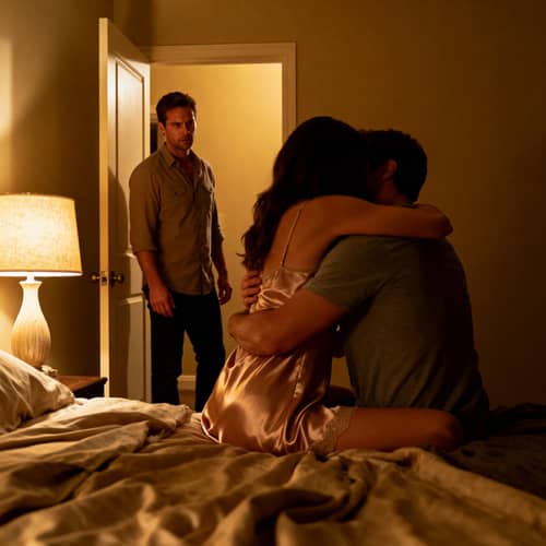 Cuckold Fantasy: Man Watching Wife with Lover