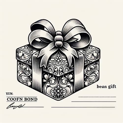 Gift Drawing Design for Coupon Bond | Simple & Elegant