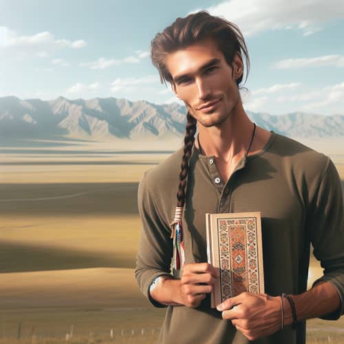 Braided Hair Man in Kazakhstan: Exploring the Vast Steppes