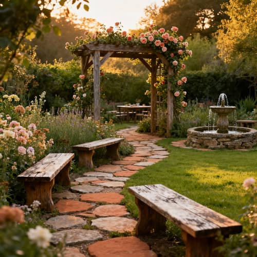 Create a Rustic Garden for Guests Create a Rustic Garden for Guests