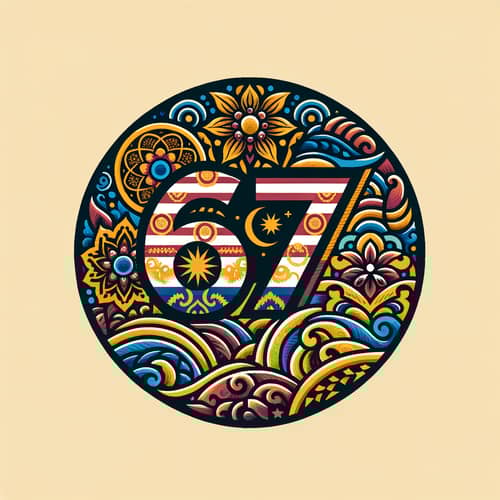 Celebrate Malaysia's 67-Year National Day with Traditional Logo Design