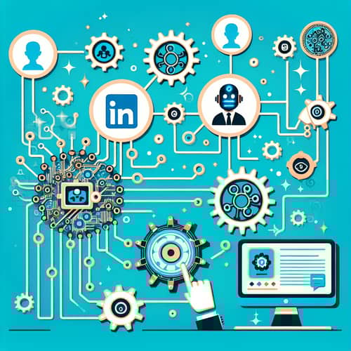 LinkedIn AI Sales & Customer Acquisition Imagery