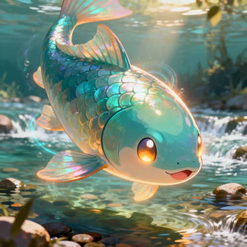 Big Tender River Fish Like Pokémon