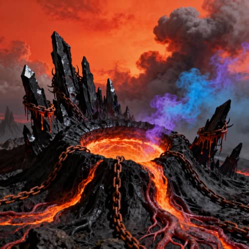 Ember Wells: A Surreal Volcanic Landscape Ember Wells: A Surreal Volcanic Landscape