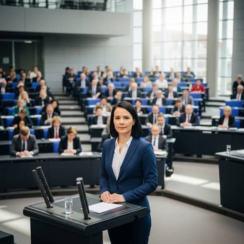 Annalena Baerbock Speaks in Parliament