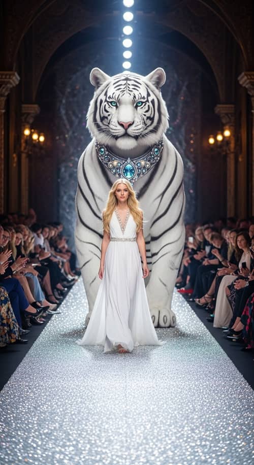 Fantasy Catwalk: Beauties and Mythical Beasts