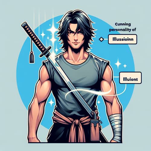 Middle Eastern Ronin Samurai with Cunning Personality